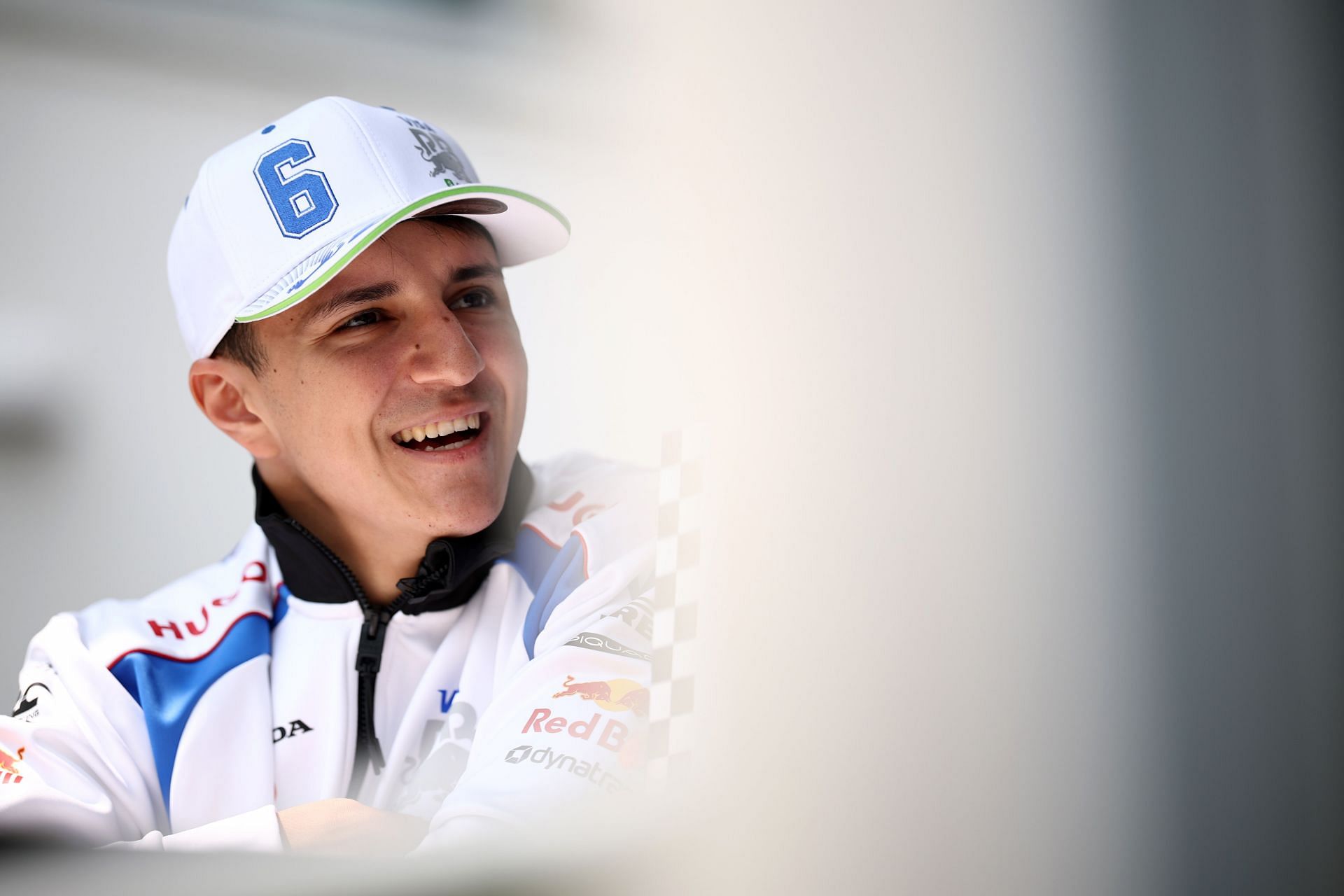 Isack Hadjar Visa Cash App Racing Bulls during previews ahead of the F1 Grand Prix of Canada. Source: Getty